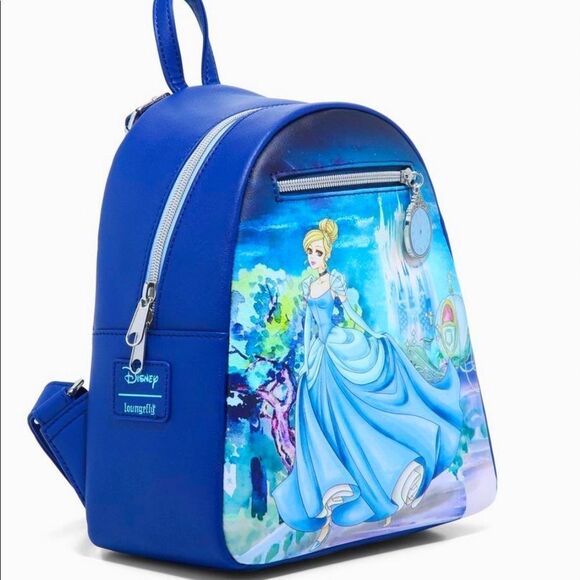 Loungefly Disney Cinderella Illustration Castle Steps‎ Mini Backpack main image 2